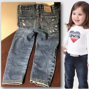 LEVI'S 710 Super Skinny Embellished Jeans  |  2T